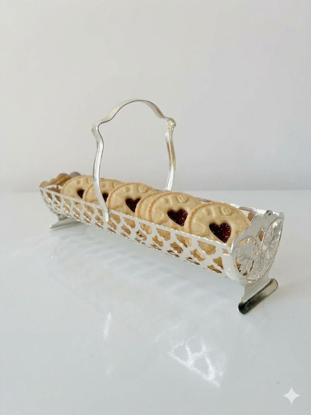 Biscuit Tray Silver Plate Mayell & Co Made in England Vintage New with Tags
